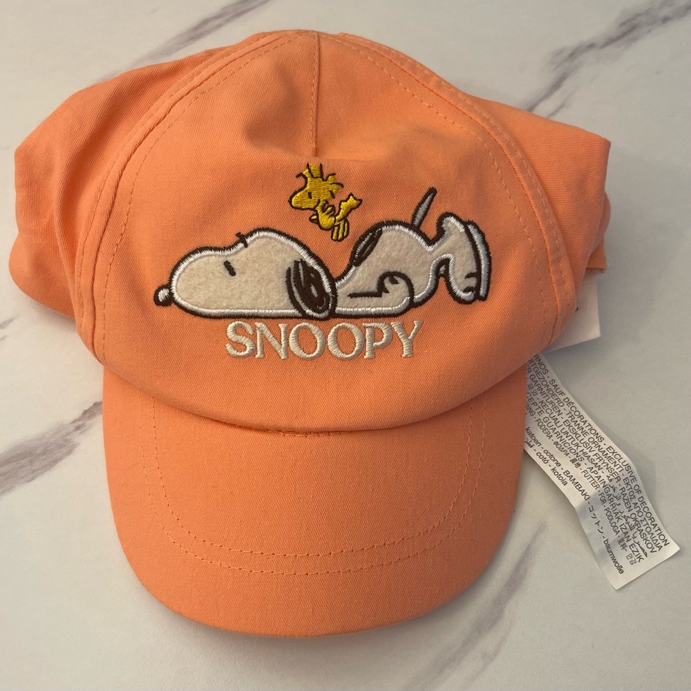 Snoopy Snapback Baseball Cap l Zara